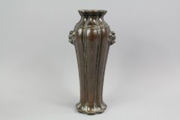 A Chinese Bronze Tapered Vase