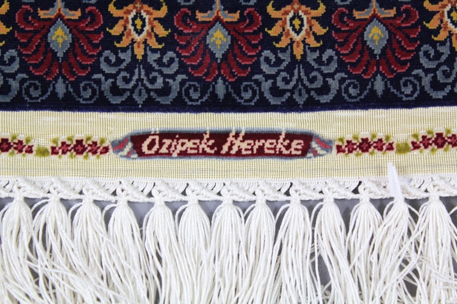 21st Century Ozipek Hereke Silk Carpet - Image 9 of 17