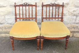 A Pair of Victorian Chairs