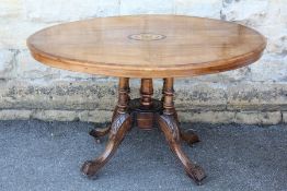 An Edwardian Mahogany Tilt-Top Breakfast Table