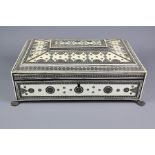 A 19th Century Indian Sadeli Mosaic Work Box