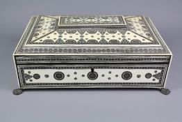 A 19th Century Indian Sadeli Mosaic Work Box