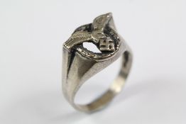 A German WWII Era Nazi Silver Ring