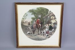 A Set of Six Hunting Coloured Engravings