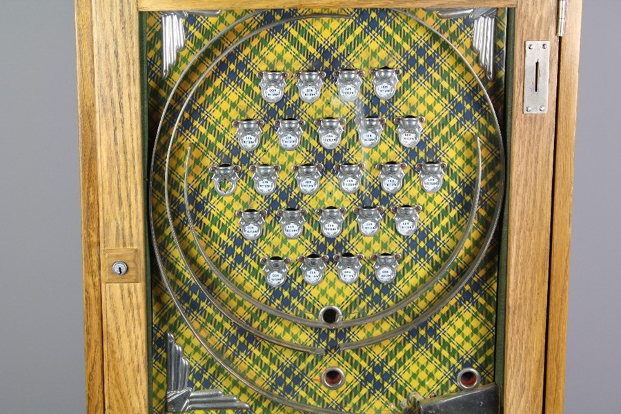 An Oak Cased Pier-side Penny Slot Machine - Image 2 of 2