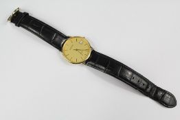 A Gentleman's Certina 9ct Gold Wrist-watch