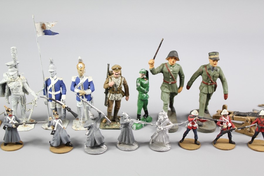 Collection of Rare (Chas. Stadden) Pewter Military Figurines - Image 8 of 10