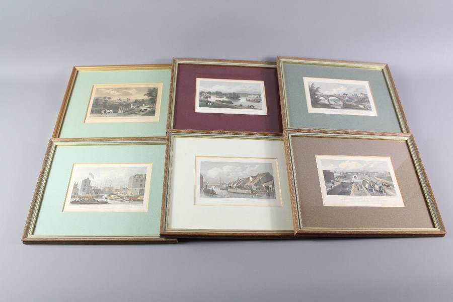 Thos. E. Shepherd, A Set of Ten Canal Drawings