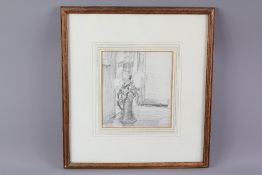 James Bolivar Manson Pencil Drawing Floral Still Life