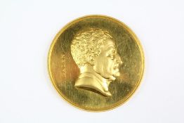 An 18ct Gold Prize Medal