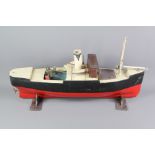 A Vintage Steam Pond Tug Boat