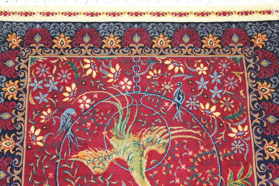 21st Century Ozipek Hereke Silk Carpet - Image 8 of 17