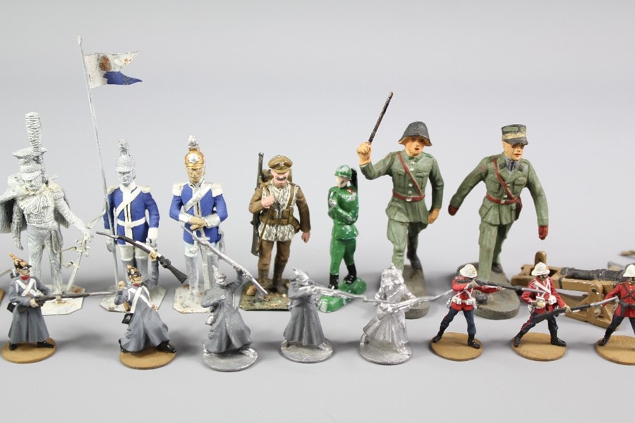 Collection of Rare (Chas. Stadden) Pewter Military Figurines - Image 3 of 10