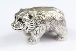 A Silver Figure of a Bear
