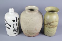 Three Studio Pottery Pots