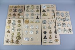 Seven Cards of Military Cap Badges