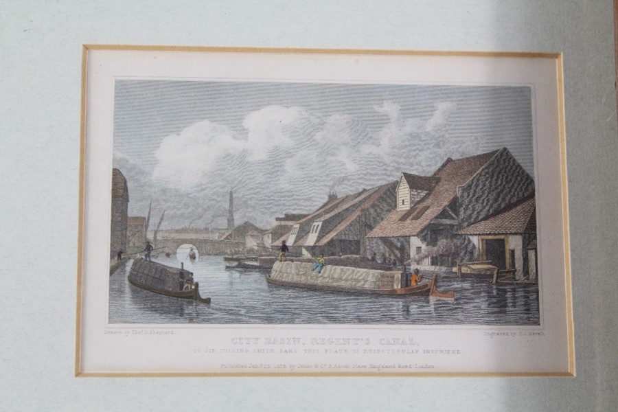 Thos. E. Shepherd, A Set of Ten Canal Drawings - Image 2 of 4