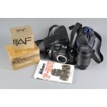 A F-501 AF Nikon Camera and Accessories