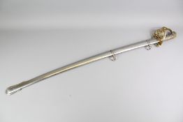 A Prussian Wilhelm IV Officers Sabre