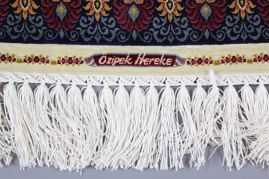 21st Century Ozipek Hereke Silk Carpet - Image 5 of 17