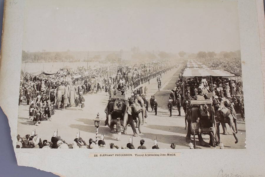 Four Sepia Photographs of Anglo-Indian Military - Image 2 of 5