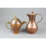 Two Caucasus Copper Coffee Pots