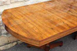 An Art Deco Rosewood Dining Table