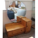 An Art Deco Birds-Eye Dressing Table