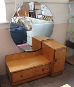 An Art Deco Birds-Eye Dressing Table