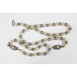 Majorcan Pearl Bracelet and Necklace Set