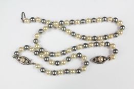 Majorcan Pearl Bracelet and Necklace Set