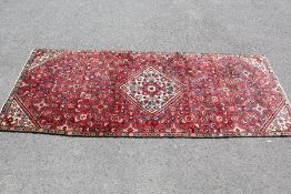 A Hamedan Red/Cream Runner