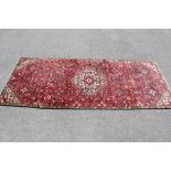 A Hamedan Red/Cream Runner