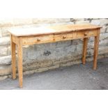 A Vintage Scrubbed Pine Sideboard