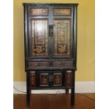 A Large Chinese Marriage Cupboard