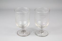 A Pair of Victorian Drinking Glasses