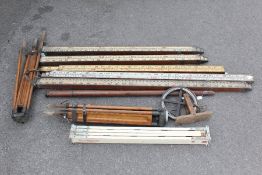 A Collection of Surveyor's Equipment