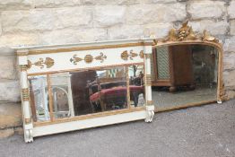 Two Over-Mantel Mirrors