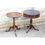 A Reproduction Miniature Drum Table