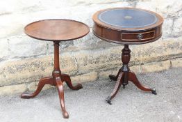 A Reproduction Miniature Drum Table