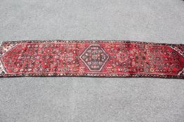 An Antique Zanjan Blue/Cream Carpet