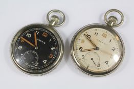 A Vintage Moderis Open Faced Military Issue Pocket Watch