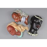 Two Art Deco West German Ceramic Profiles