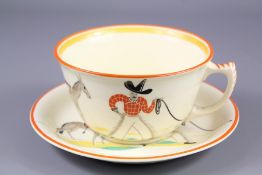 Susie Cooper, A Large Cup and Saucer