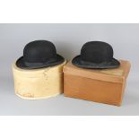 A Vintage Moores London Bowler Hat