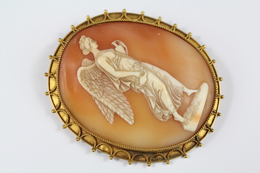 Antique 14ct Gold Shell Cameo