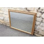 A Large 20th Century Overmantel Mirror