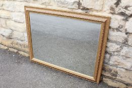 A Large 20th Century Overmantel Mirror