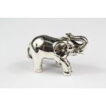 A Sterling Silver Figure of an Elephant