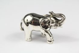 A Sterling Silver Figure of an Elephant